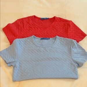 J.McLaughlin Jacquard Allie Crewneck Tees-Bundled!